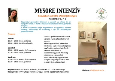 Mysore Intensive November_YT