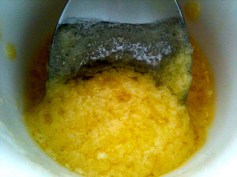 5. A tetején lévő habot szedd le